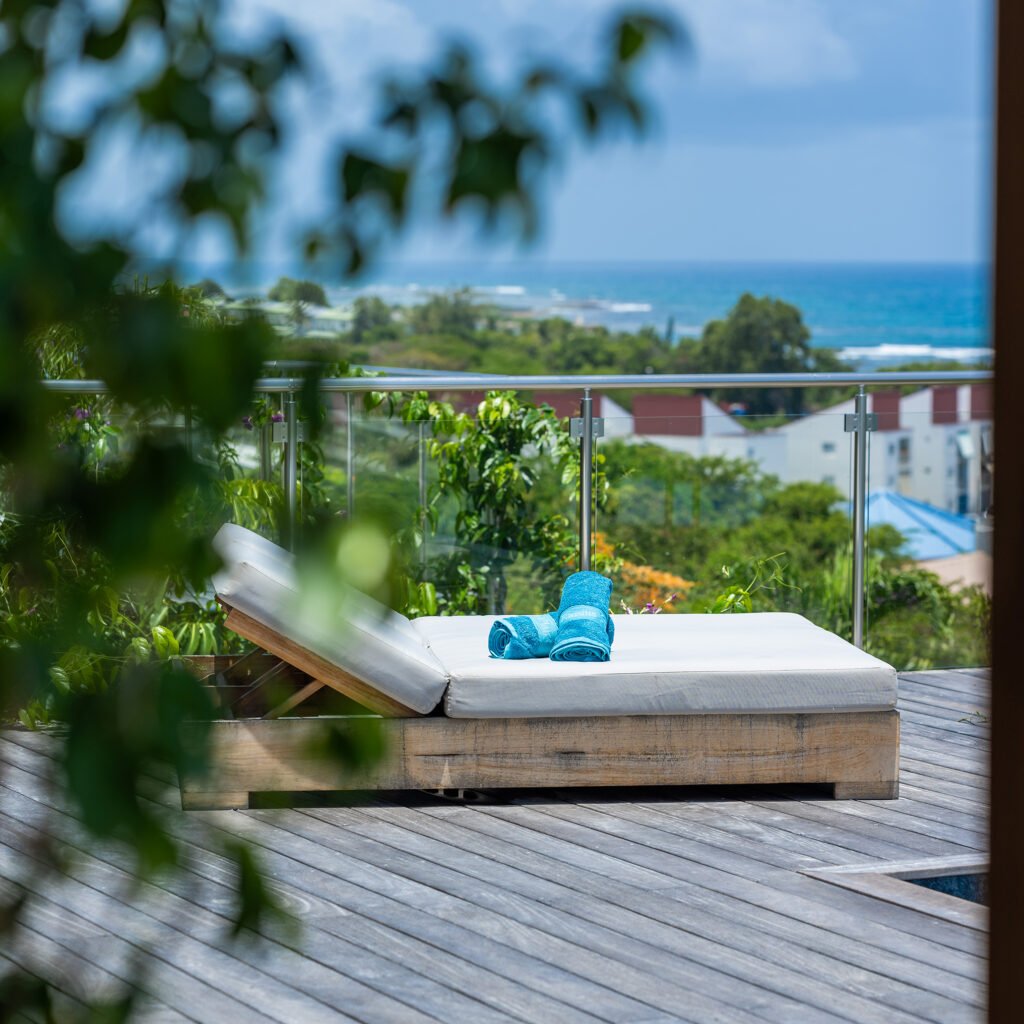 Transat Vue Bord de mer Piscine Ocean Villa Residence Raisins Clair Guadeloupe Saint-François West Indies 97